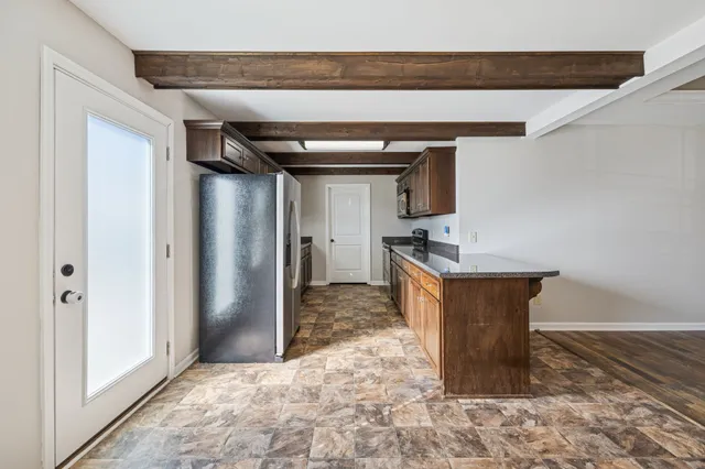 a view of storage and utility room