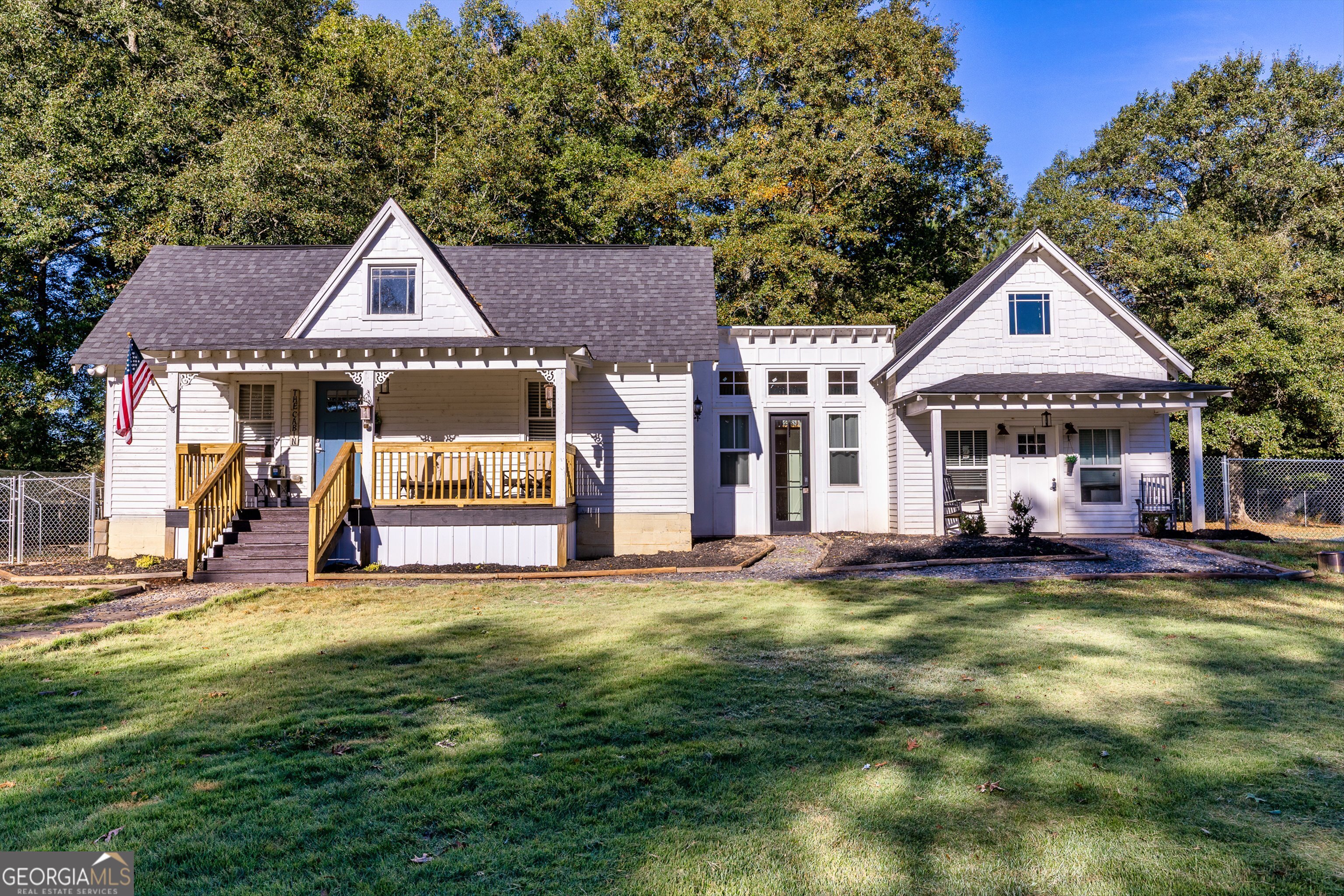 a front view of a house with swimming pool