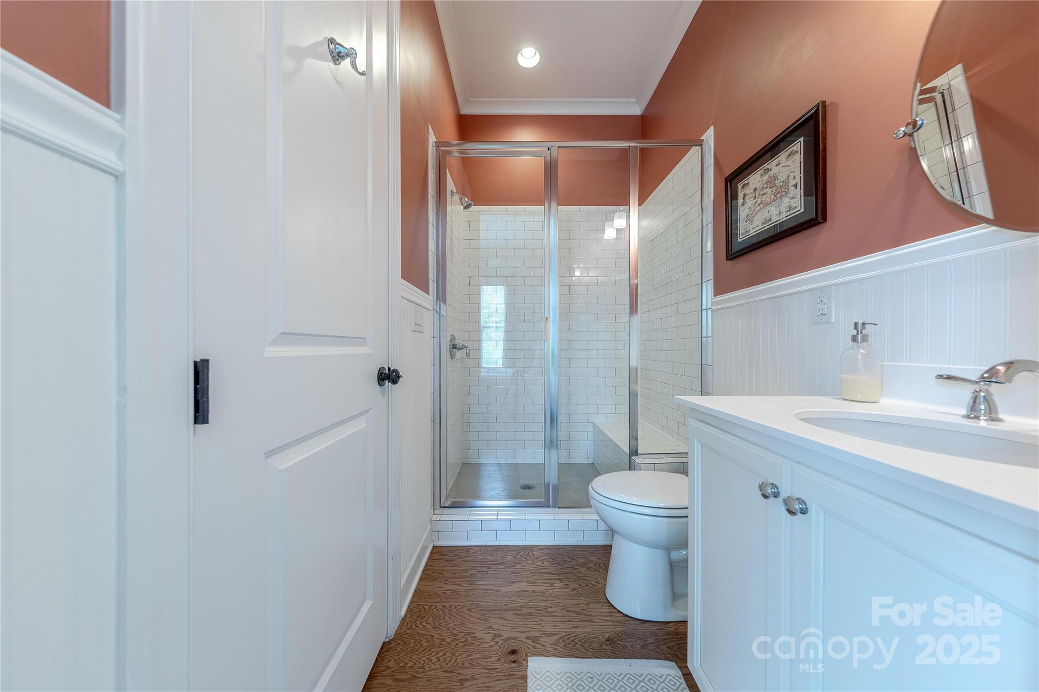 5256 Meadowcroft Way Fort Mill, SC 29708 - Photo 22 of 48 a bathroom with a sink a toilet and shower