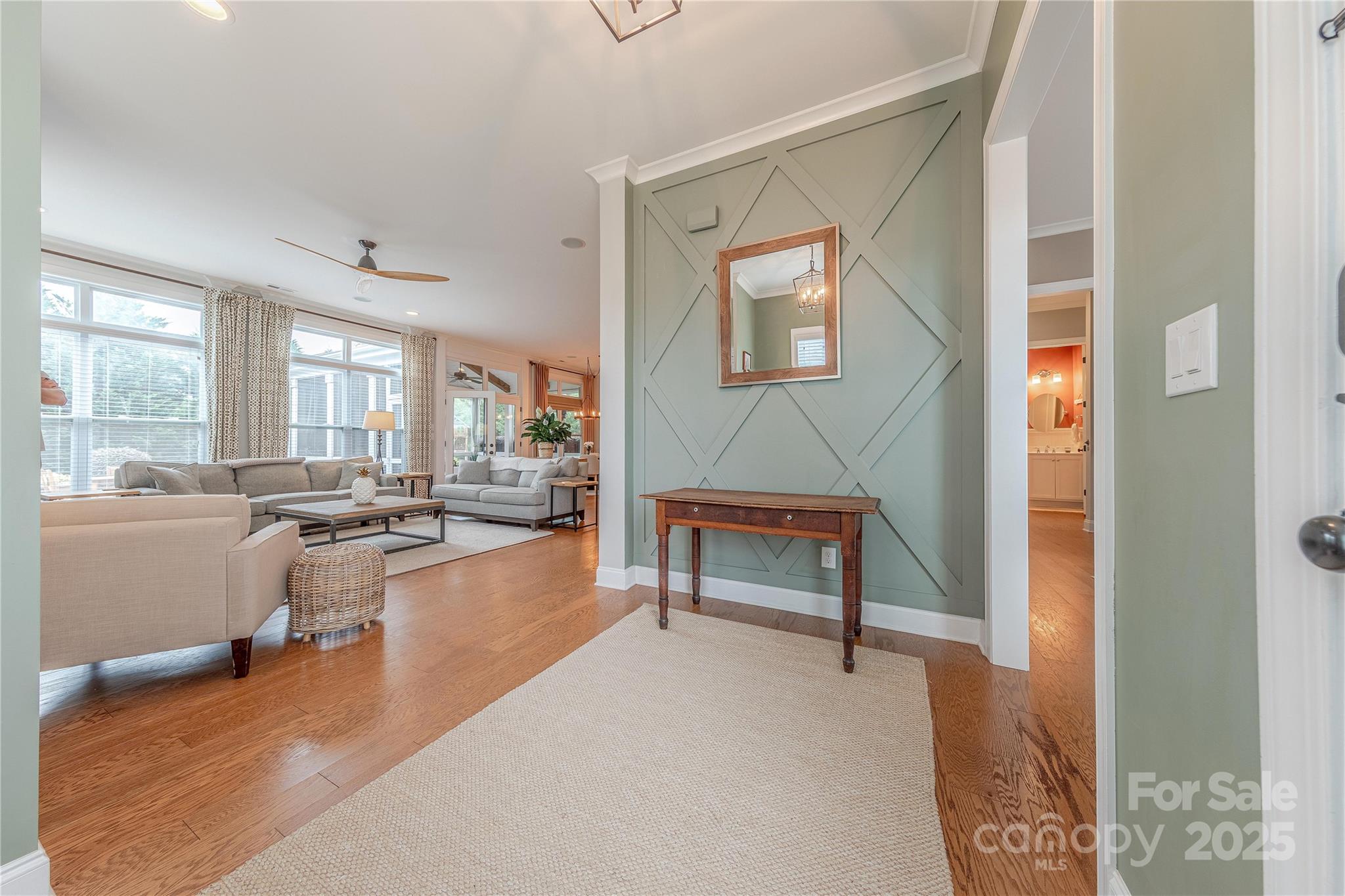 5256 Meadowcroft Way Fort Mill, SC 29708 - Photo 4 of 48 a living room with furniture and a wooden floor