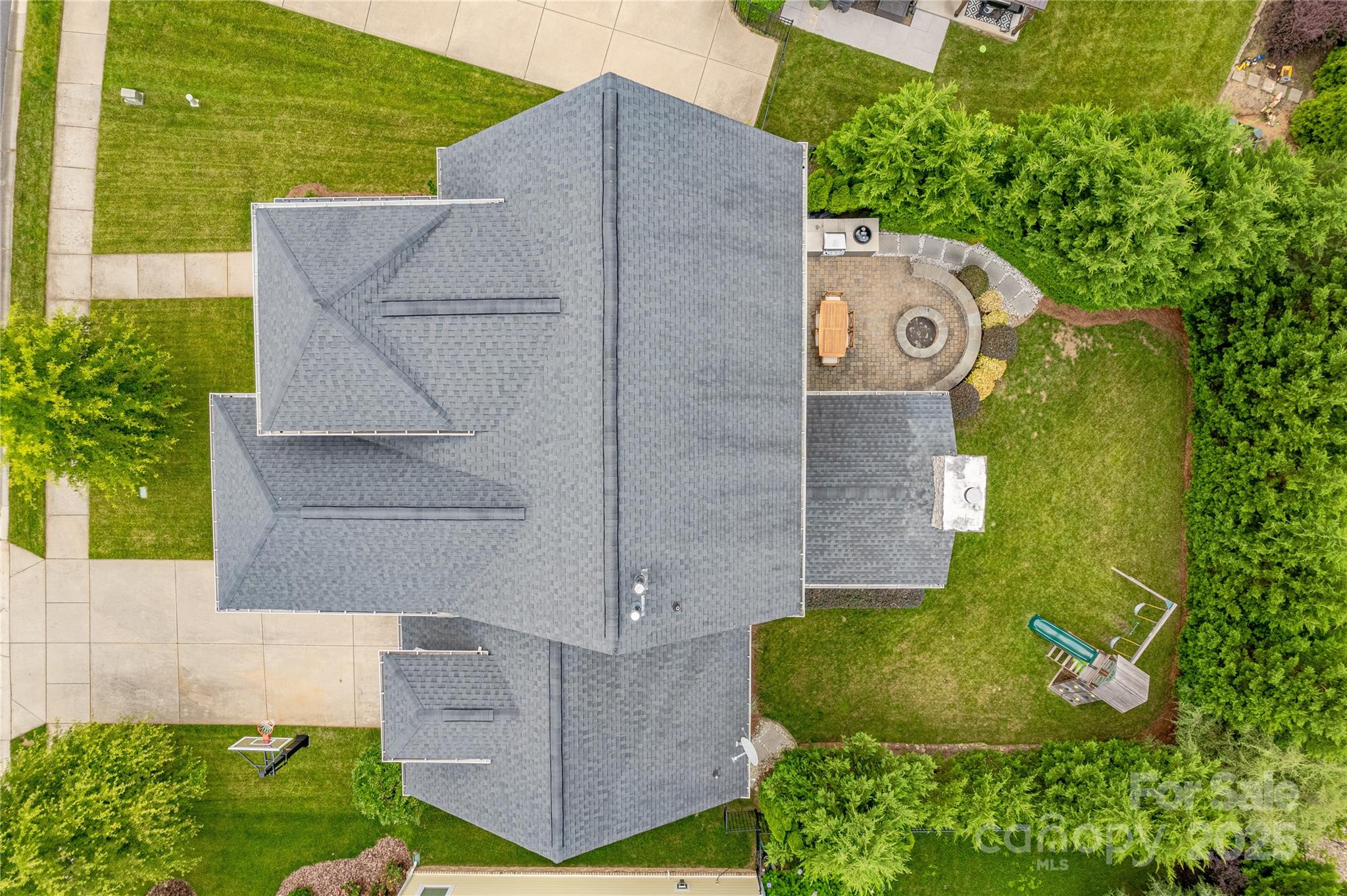 5256 Meadowcroft Way Fort Mill, SC 29708 - Photo 48 of 48 a aerial view of a house with a yard and large tree