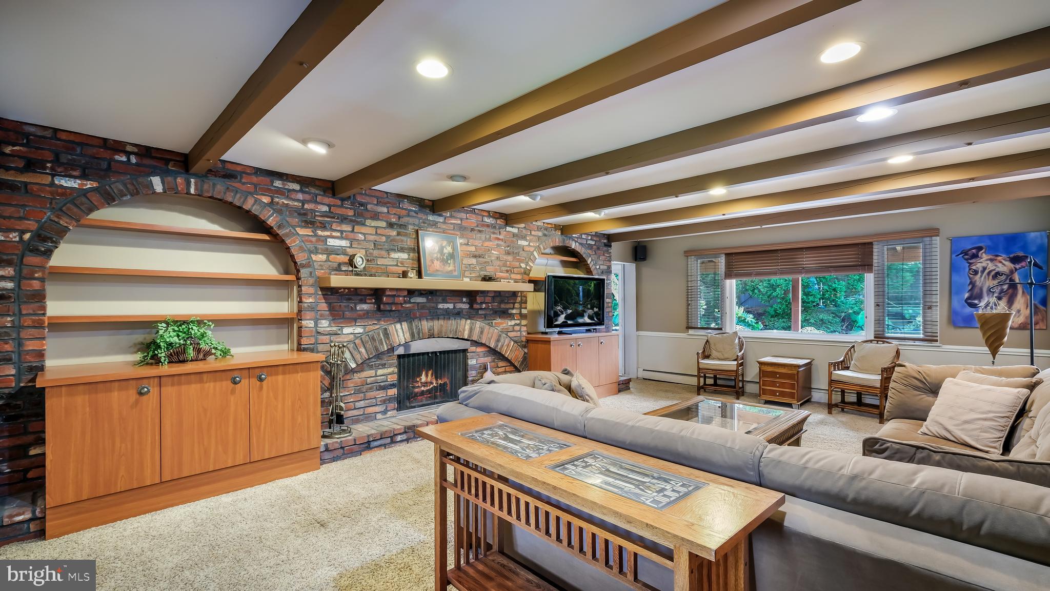 1254 Leedom Road Huntingdon Valley, PA 19006 - Photo 3 of 35 Relax in your Family Room which has a fireplace