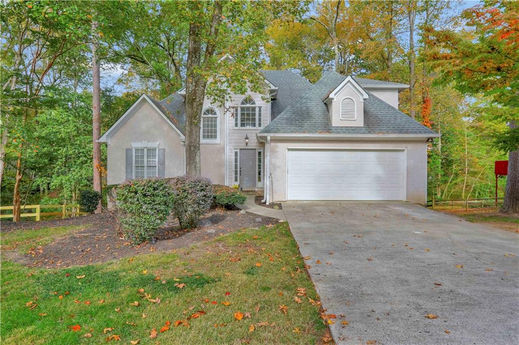 3366 Timber Ridge Powder Springs, GA 30127 - Photo 1 of 1 front view of a house with a yard