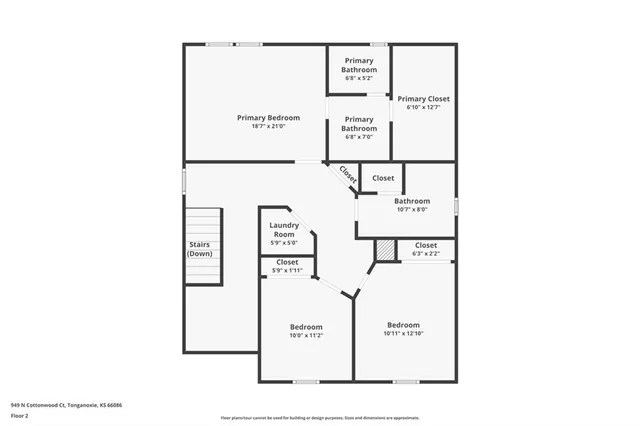 $390,000 | 949 North Cottonwood Court, Tonganoxie, KS 66086