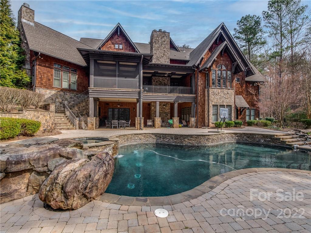 14140 Claysparrow Road Charlotte, NC 28278 - Photo 47 of 48 front view of a house with a yard
