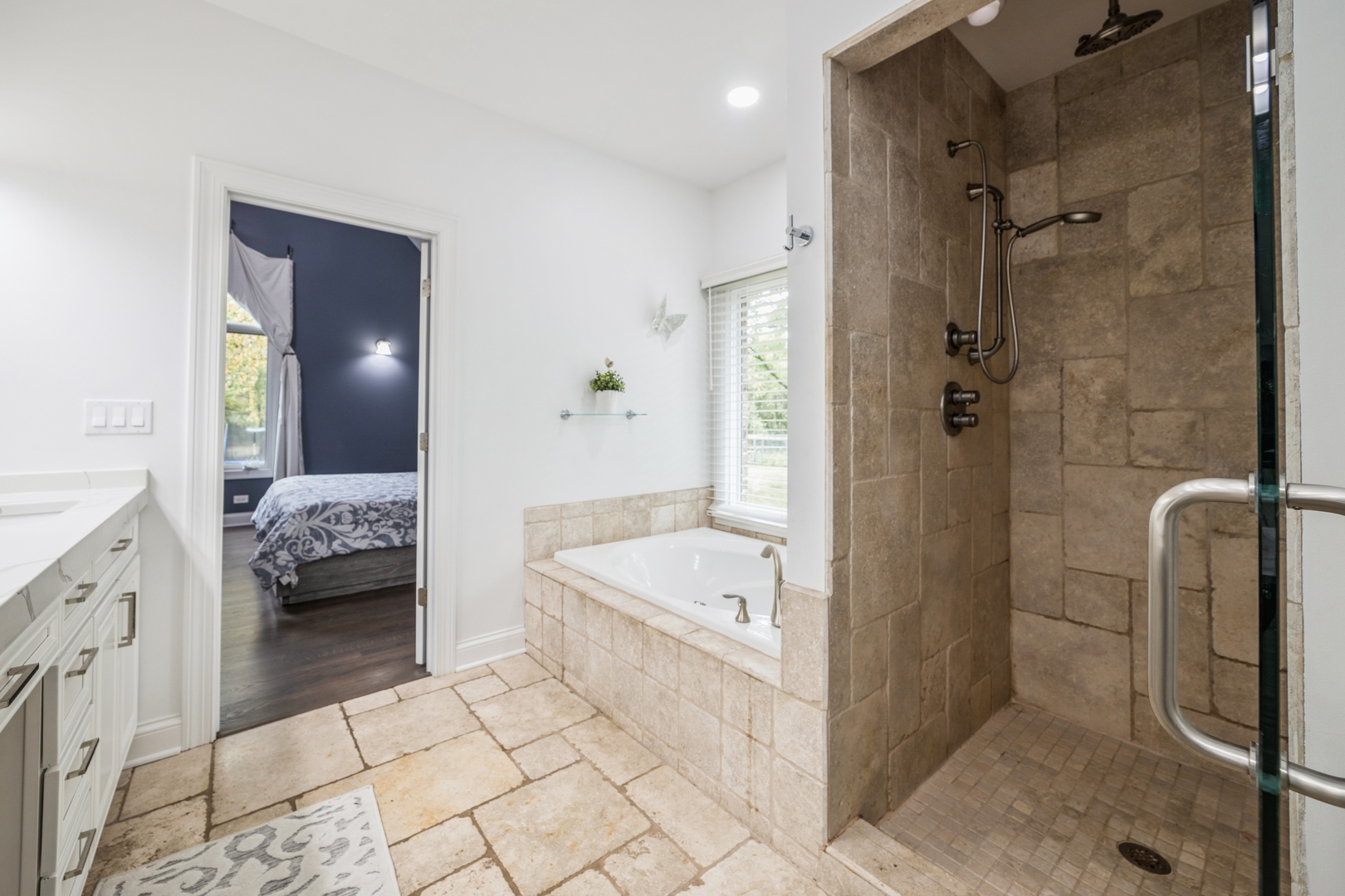 19217 Beck Road Marengo, IL 60152 - Photo 14 of 30 a bathroom with a tub shower and view of bathroom