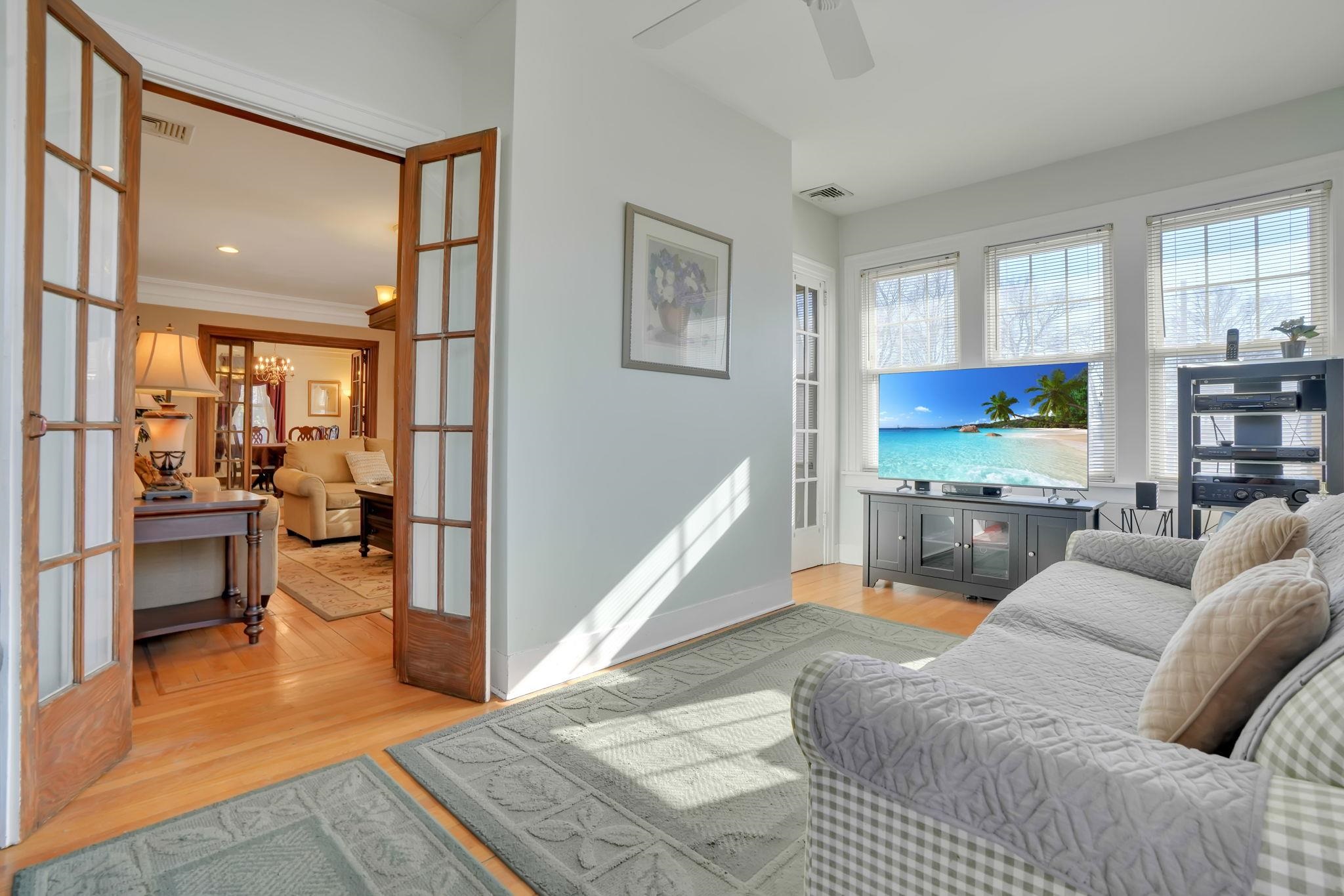 10 Lynn Court Rutherford, NJ 07070 - Photo 11 of 37 a living room with furniture and a wooden floor