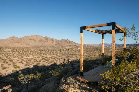a view of city from balcony