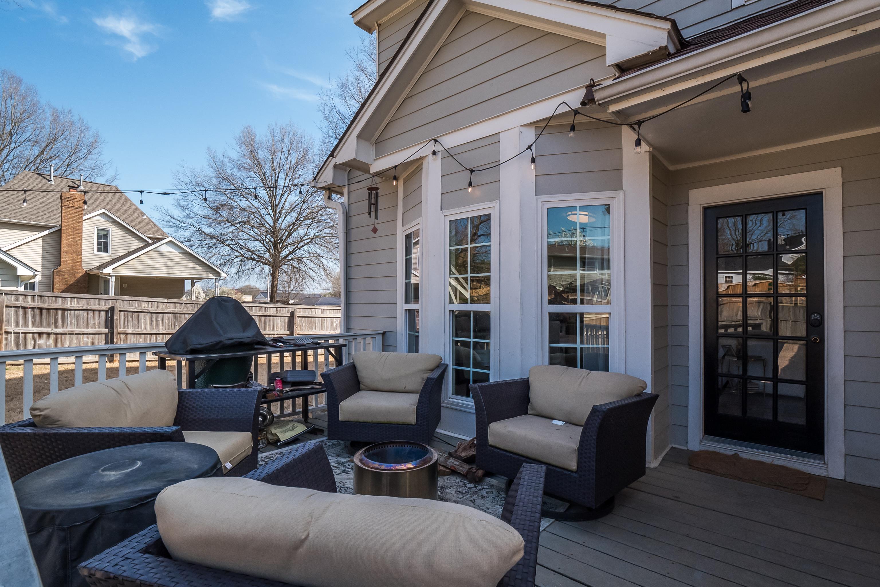 View of deck