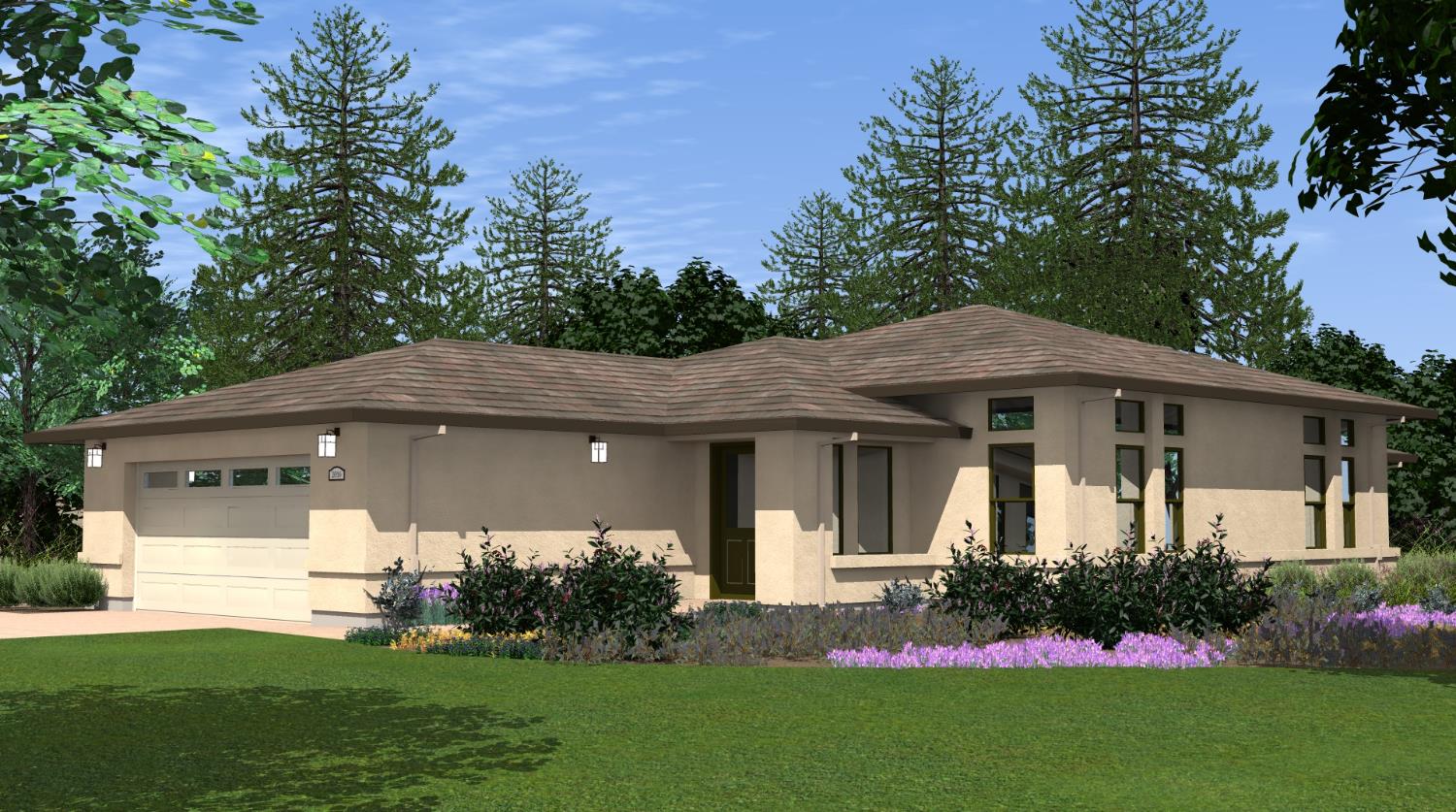 1811 Goldstone Avenue Jackson, CA 95642 - Photo 10 of 11 a front view of a house with a garden and trees