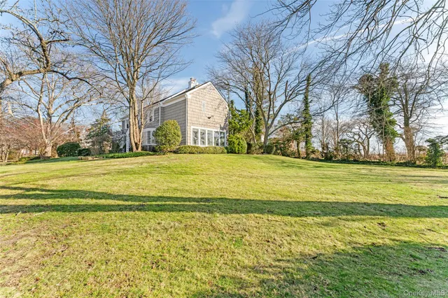 a view of swimming pool with an outdoor space and seating area
