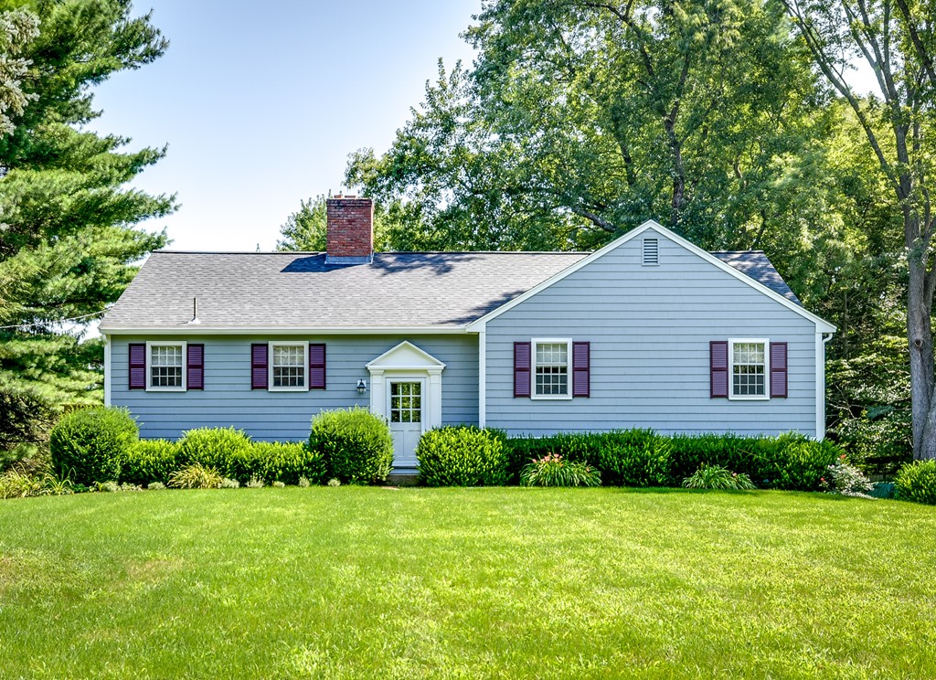 18 Griscom Road Sudbury, MA 01776 - Photo 1 of 29 a front view of a house with a yard