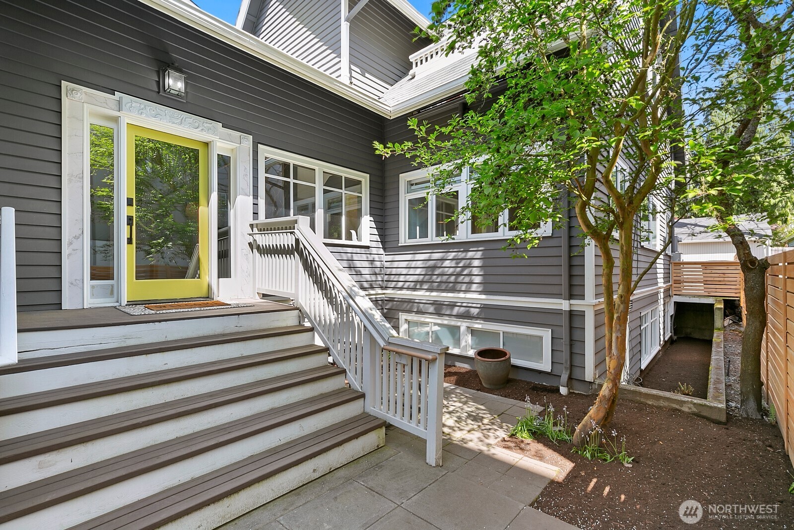 5932 California Avenue Southwest Seattle, WA 98136 - Photo 1 of 35 a view of house with entryway and stairs