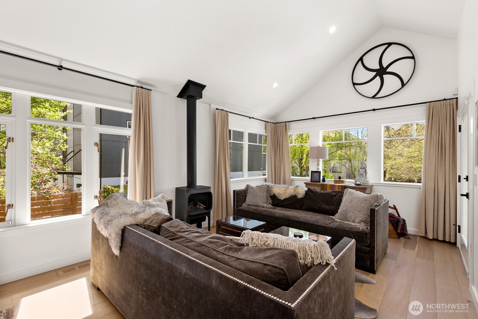 5932 California Avenue Southwest Seattle, WA 98136 - Photo 3 of 35 a living room with furniture and a large window