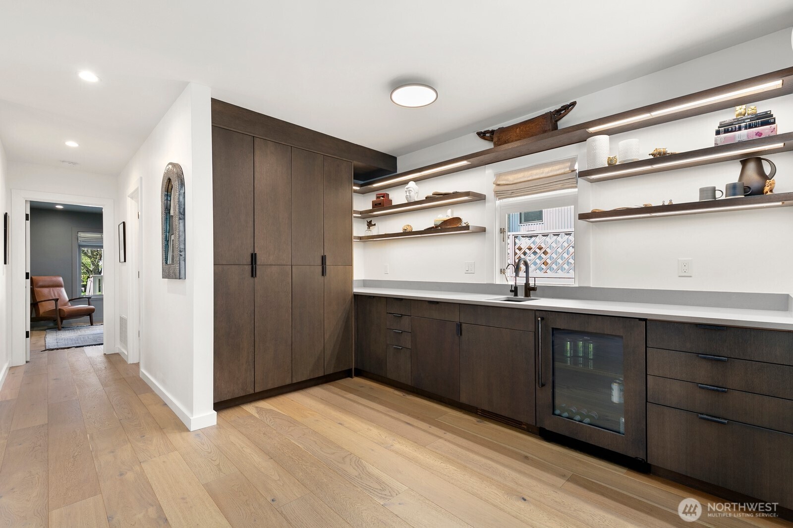 5932 California Avenue Southwest Seattle, WA 98136 - Photo 10 of 35 a kitchen with stainless steel appliances granite countertop a refrigerator and a sink