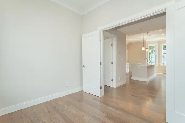 wooden floor in a room