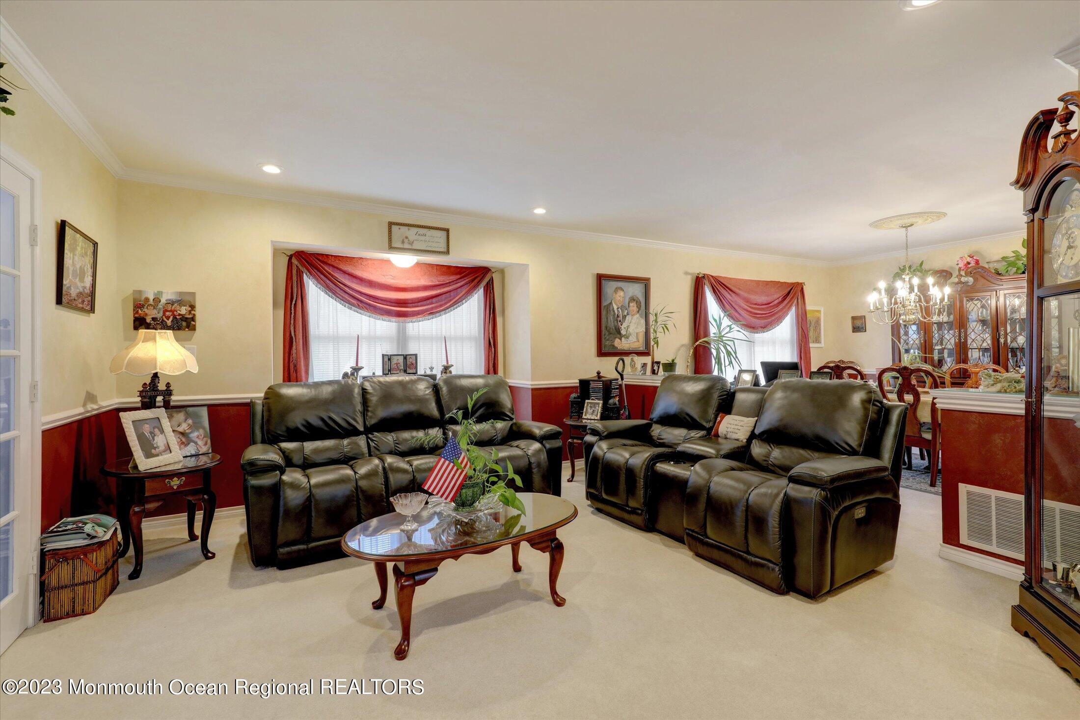 847 Waterworks Road Freehold, NJ 07728 - Photo 11 of 74 a living room with furniture and a large window