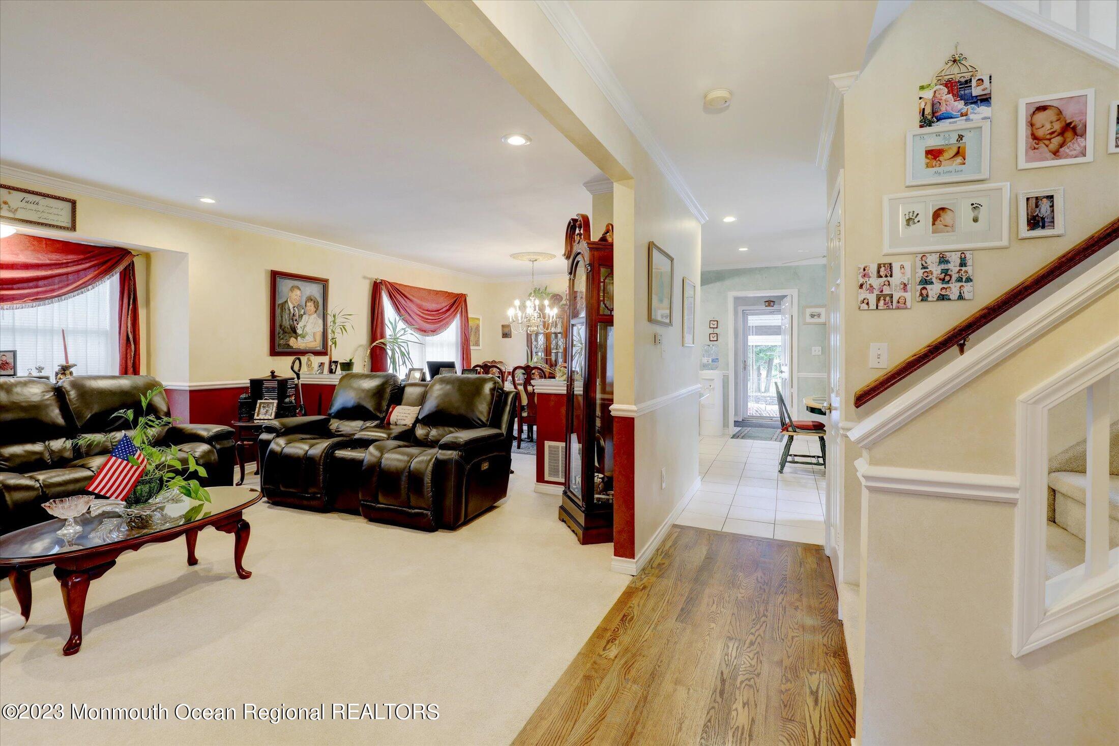 847 Waterworks Road Freehold, NJ 07728 - Photo 9 of 74 a living room with furniture and a couch