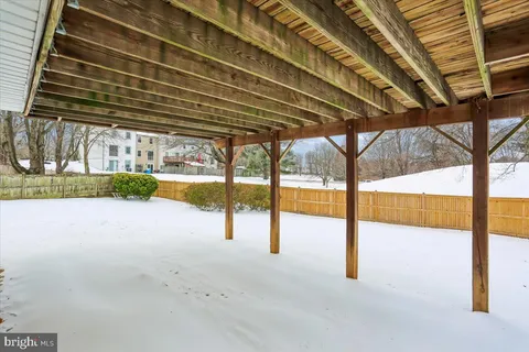 a view of a backyard of a house