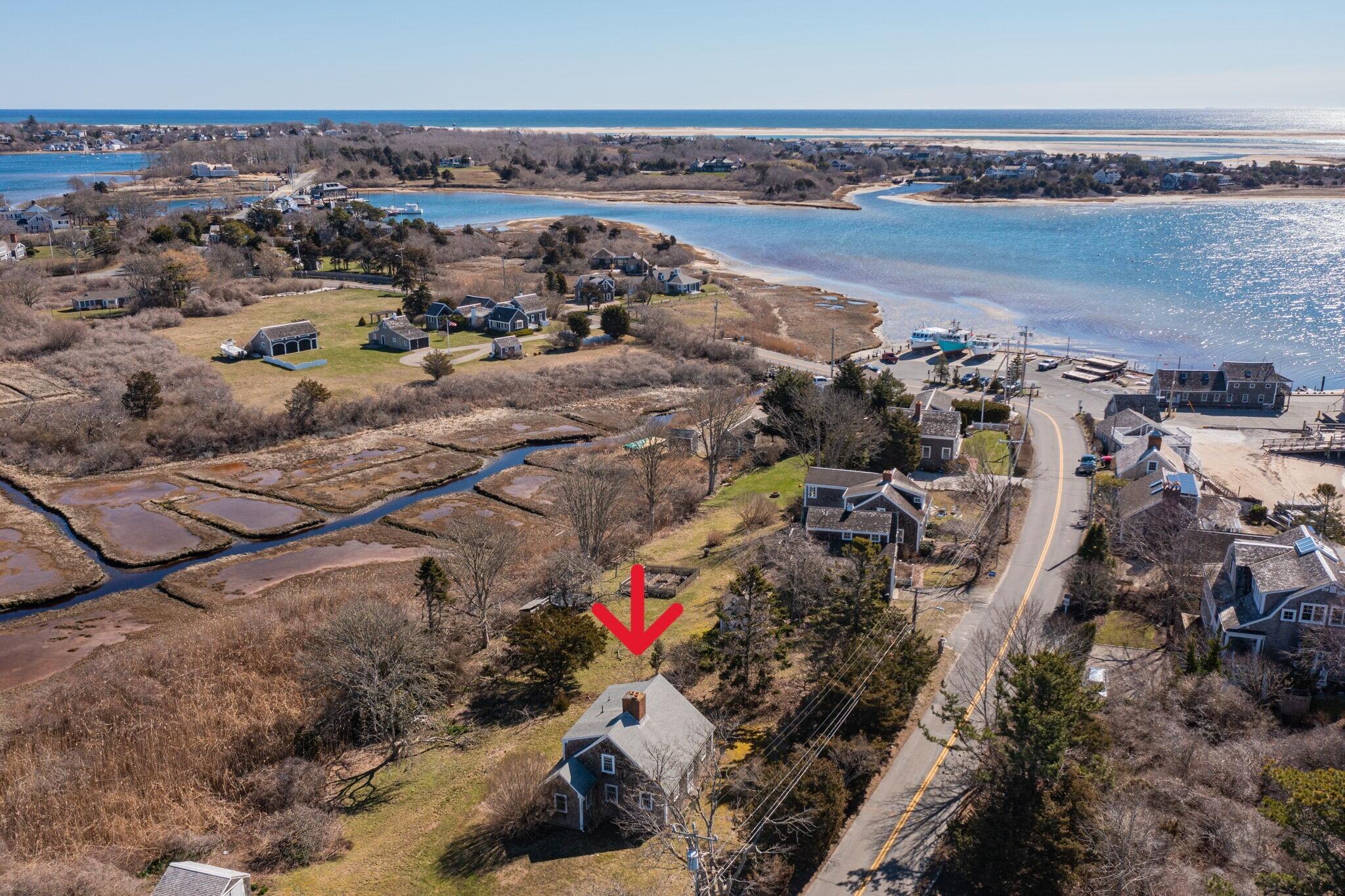 42 Champlain Road Chatham, MA 02633 - Photo 9 of 22 drone with arrow 7