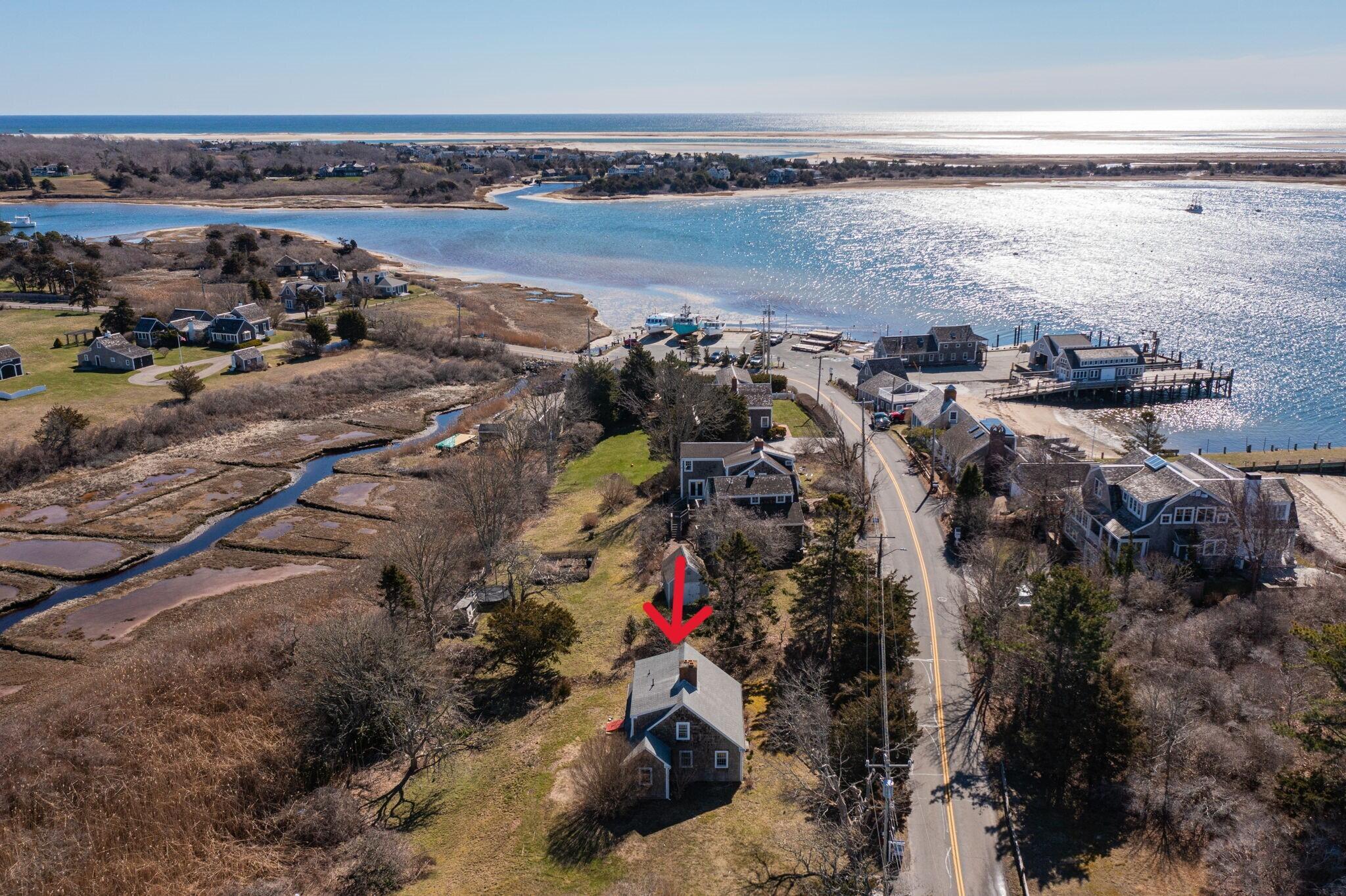 42 Champlain Road Chatham, MA 02633 - Photo 10 of 22 drone with arrow 8