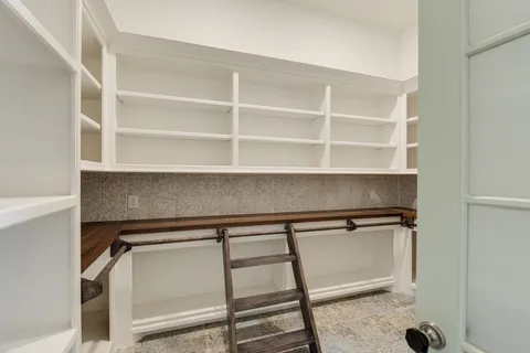 a close view of closet