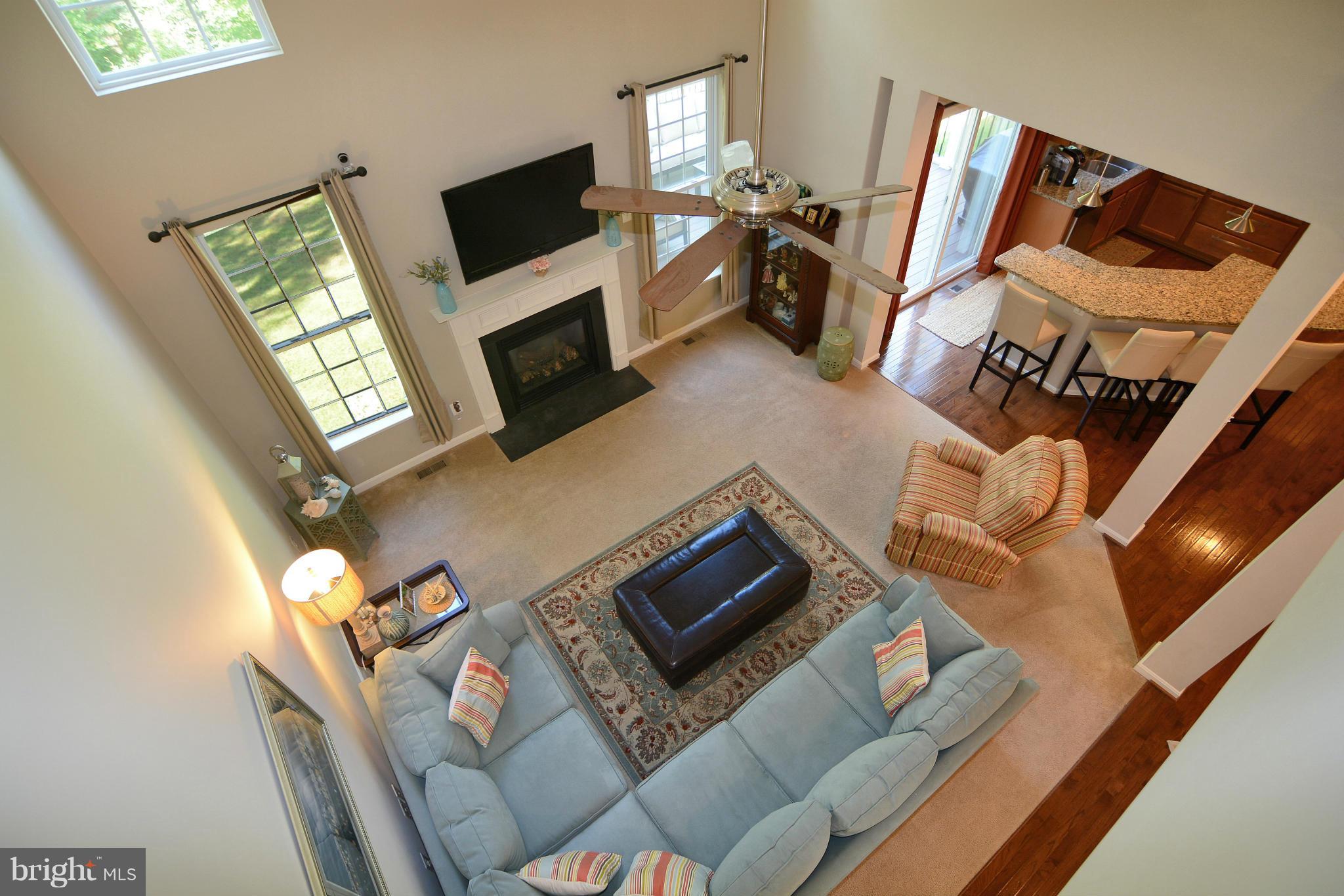 10 Old Mill Bottom Road North Annapolis, MD 21409 - Photo 22 of 30 View of family room from upper level hallway.