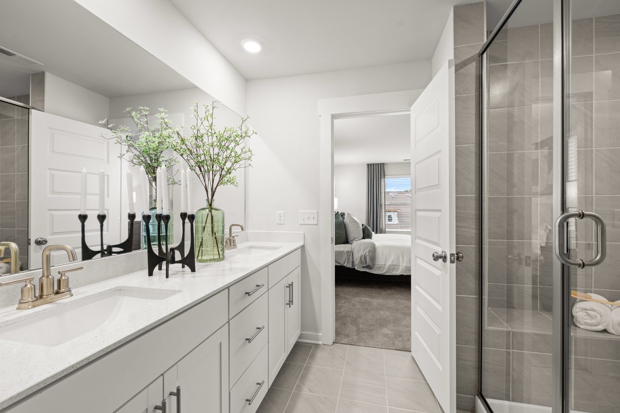 1516 Cherry Tree Lane Mount Juliet, TN 37122 - Photo 51 of 84 a en suite bathroom with a double sink and shower