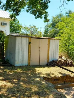a backyard of a house
