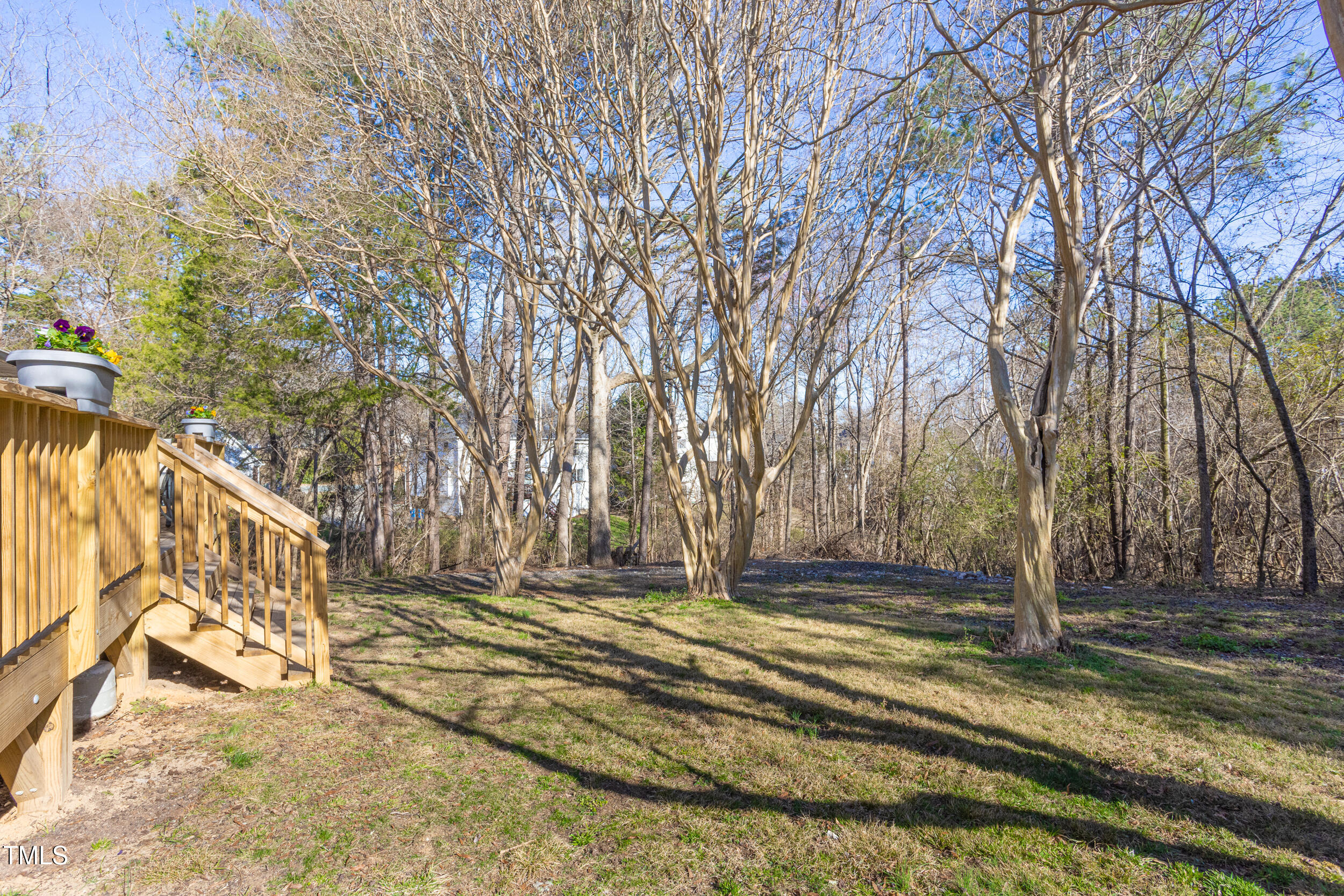4605 Erwin Road Durham, NC 27705 - Photo 46 of 54 a view of backyard space and trees