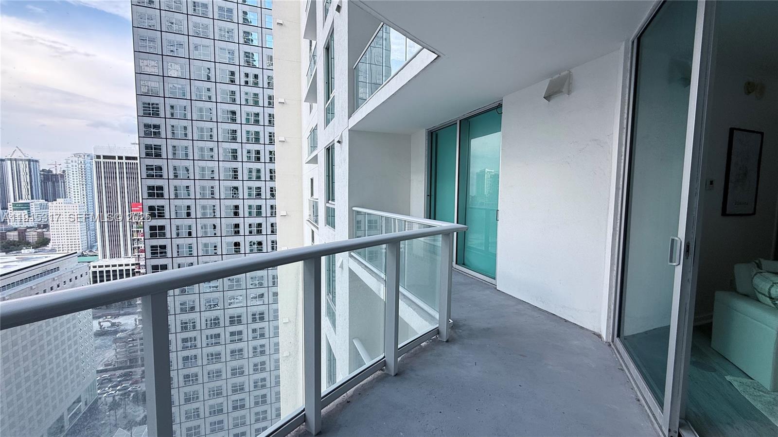 300 South Biscayne Boulevard, Unit T2407 Miami, FL 33131 - Photo 18 of 49 a view of a balcony with staircase