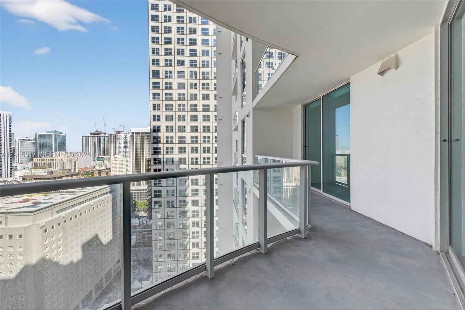 300 South Biscayne Boulevard, Unit T2407 Miami, FL 33131 - Photo 20 of 39 a view of balcony with city view