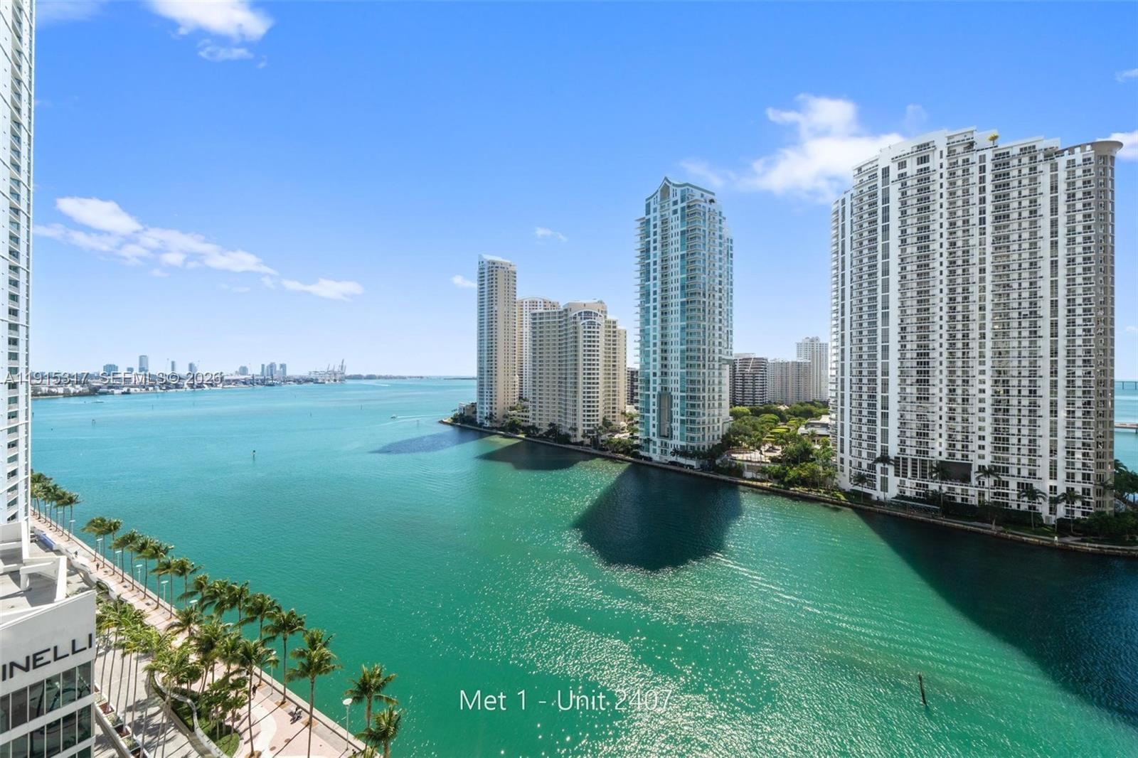 300 South Biscayne Boulevard, Unit T2407 Miami, FL 33131 - Photo 33 of 39 a view of a city with tall buildings