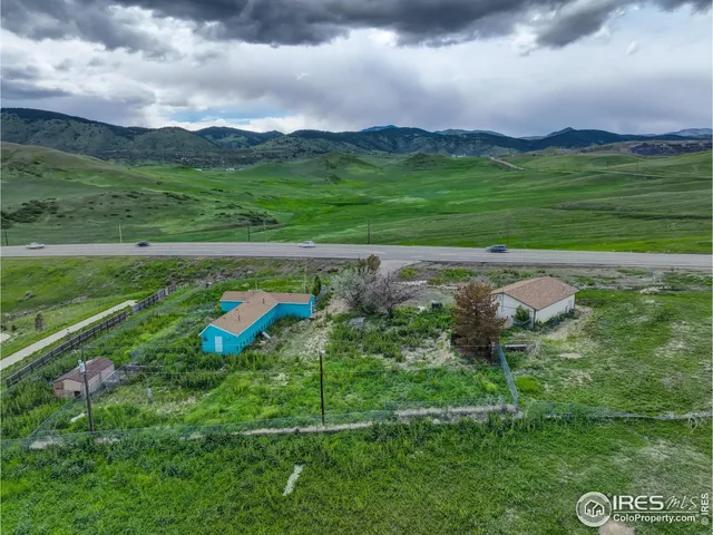 a view of a lake with a mountain in the background