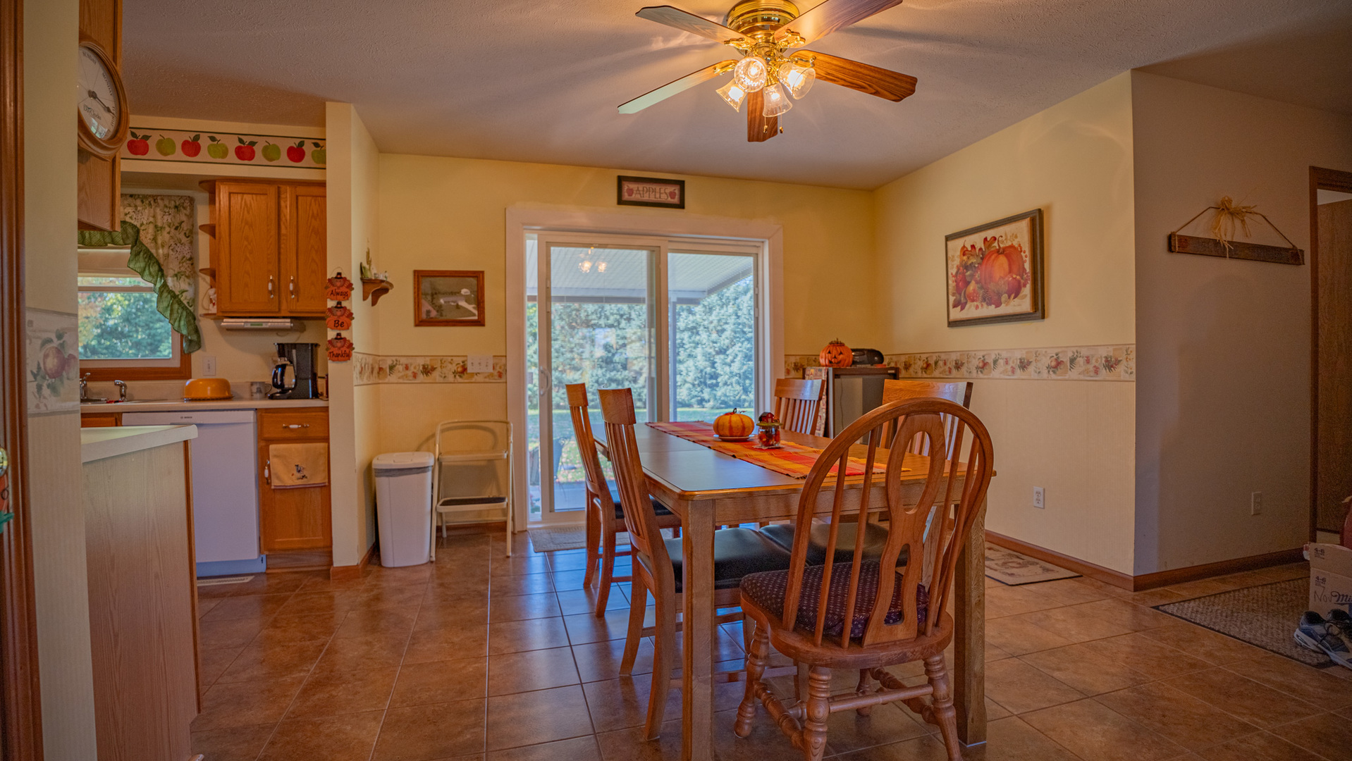 8752 Perryville Road Monroe Center, IL 61052 - Photo 26 of 41 a view of a dining room with furniture window and wooden floor