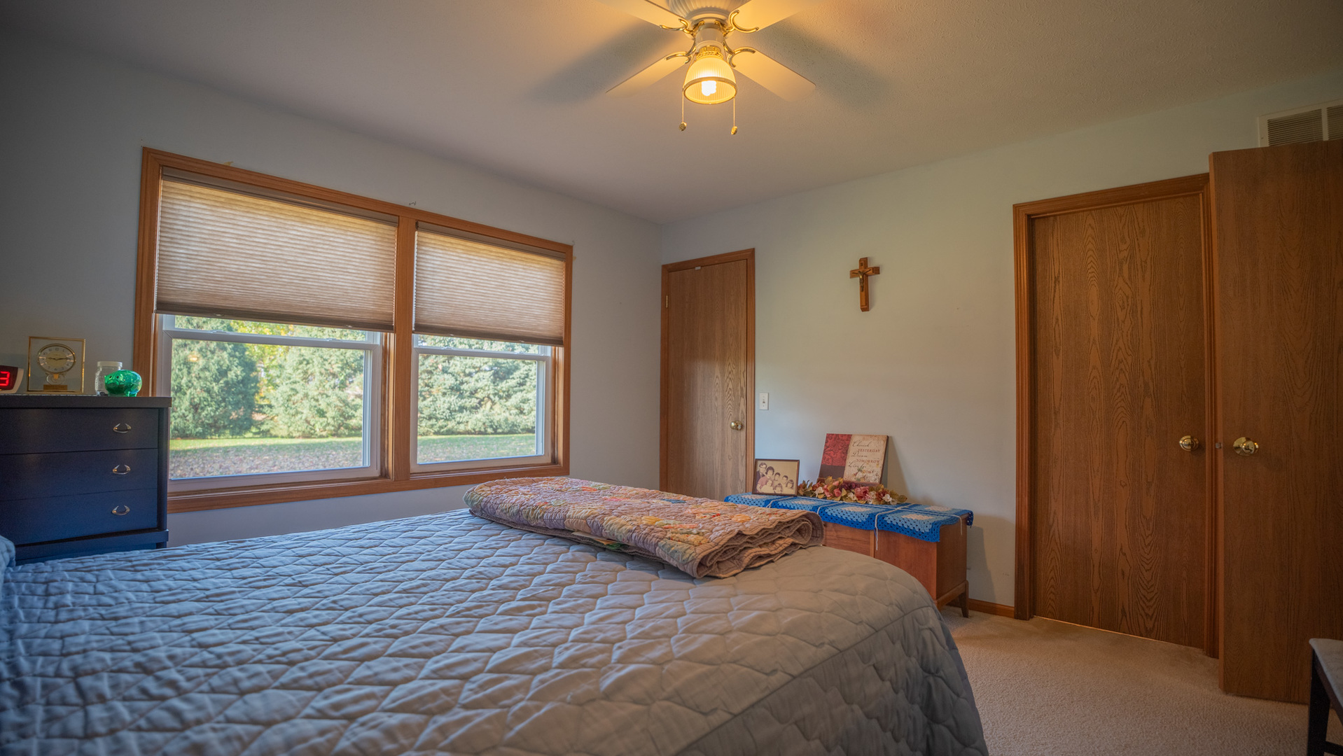 8752 Perryville Road Monroe Center, IL 61052 - Photo 30 of 41 a bedroom with a bed and a window