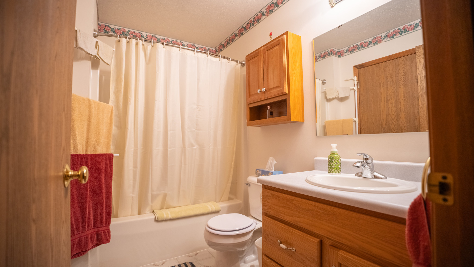 8752 Perryville Road Monroe Center, IL 61052 - Photo 35 of 41 a bathroom with a sink a toilet and a mirror