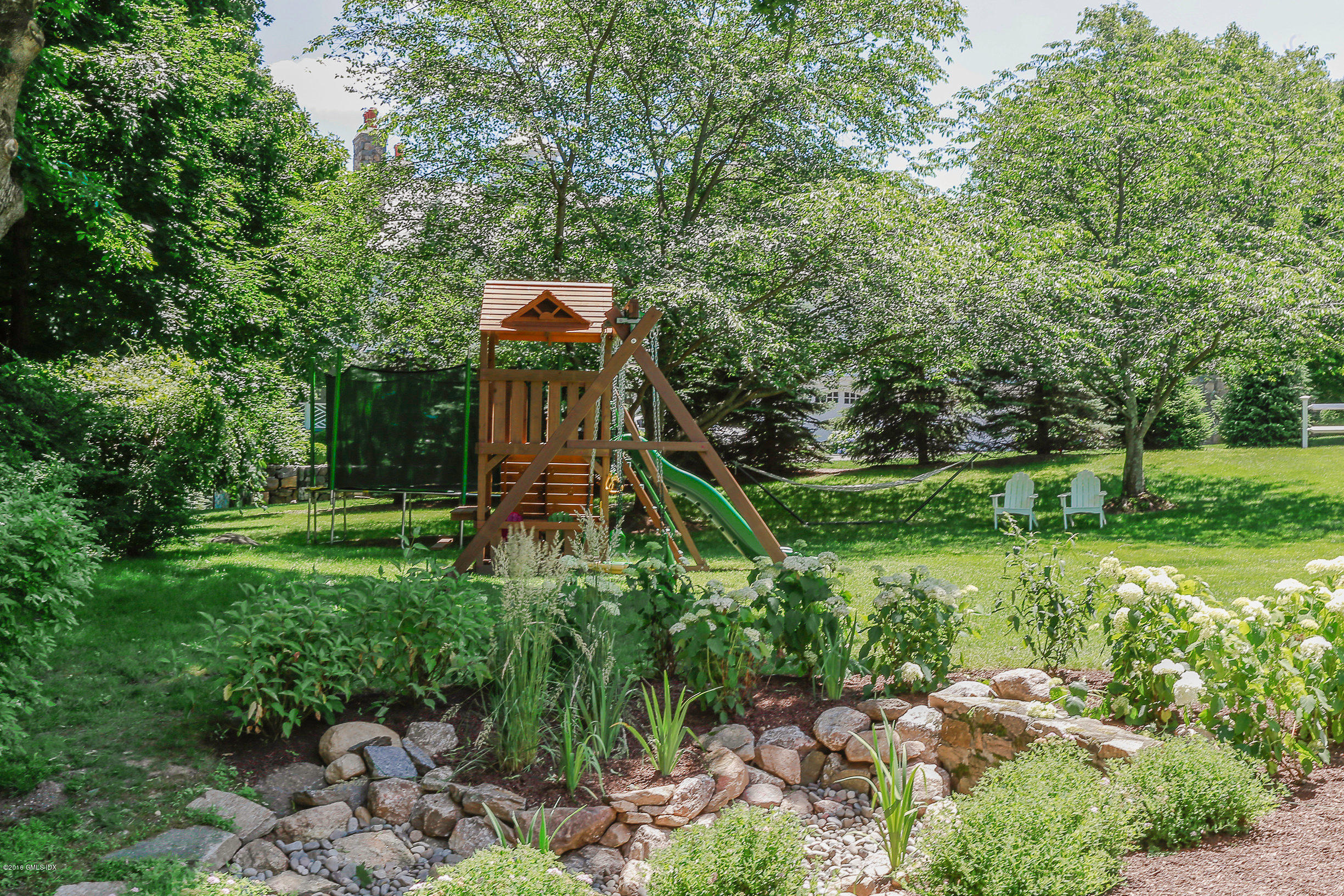 18 Dingletown Road Greenwich, CT 06830 - Photo 14 of 21 a backyard of a house with lots of green space