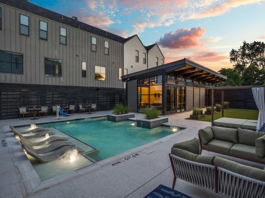 4715 Live Oak Street, Unit 102 Dallas, TX 75204 - Photo 17 of 18 a view of a house with couches in a patio