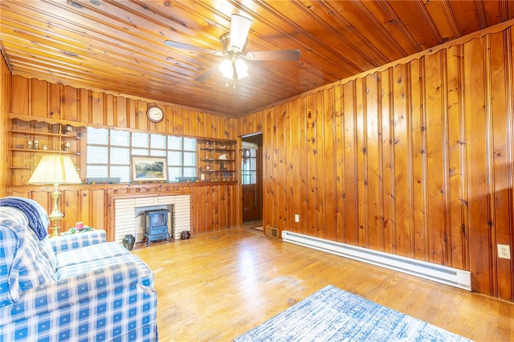 1468 Rte 481 Charleroi, PA 15022 - Photo 6 of 19 Your Cozy FAMILY ROOM - knotty pine walls