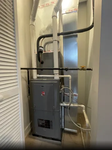 a close view of utility room