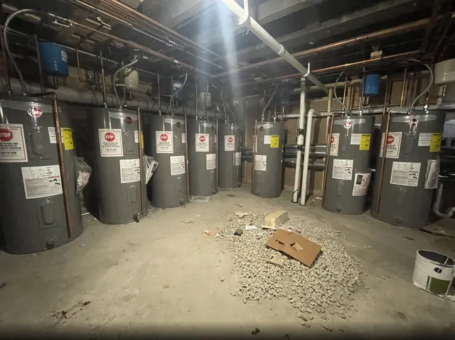 a room with gym equipment