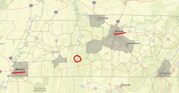 an outdoor view with patio