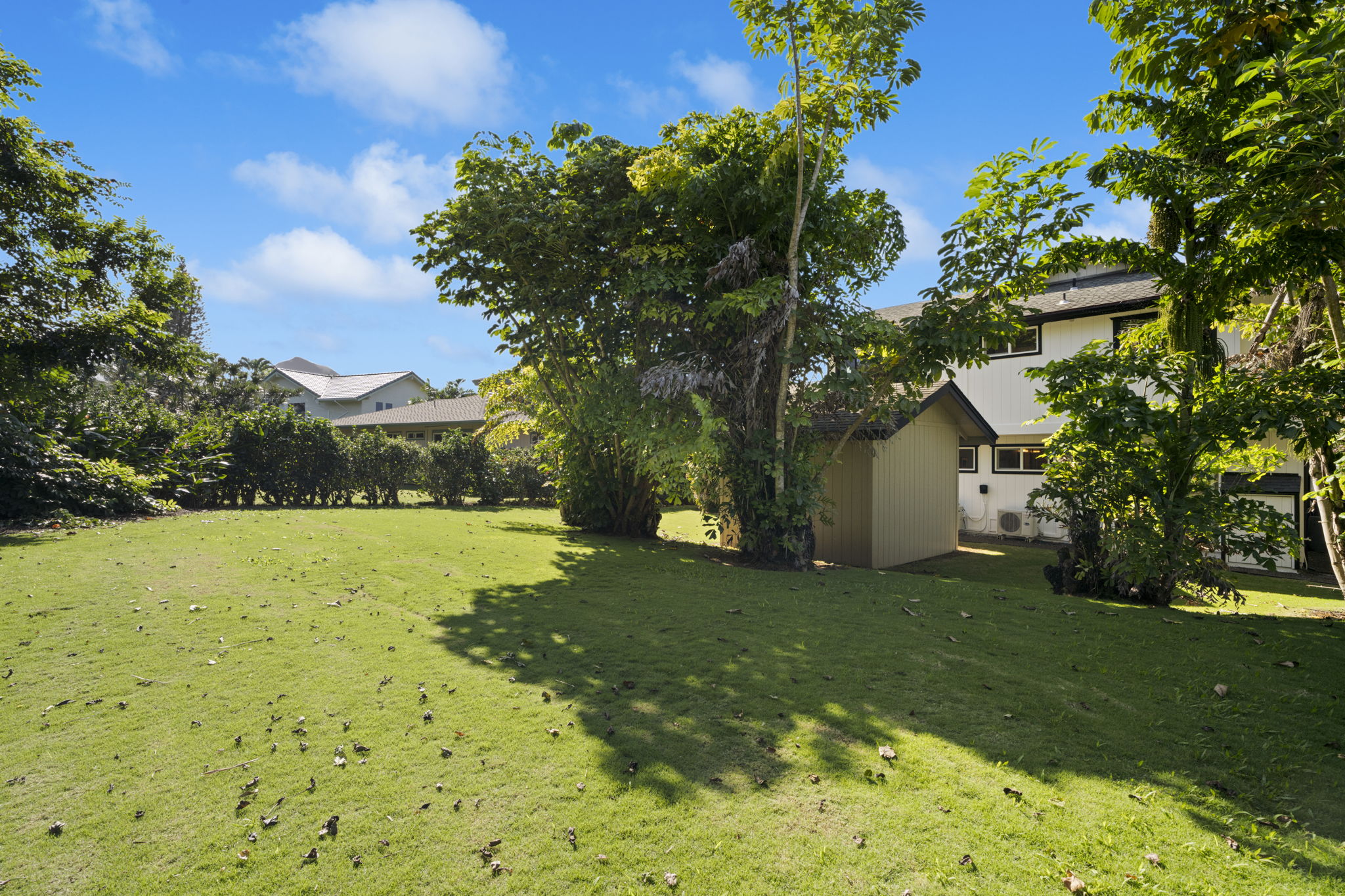 3835 Punahele Road Princeville, HI 96722 - Photo 29 of 30 a yellow house with garden in front of it