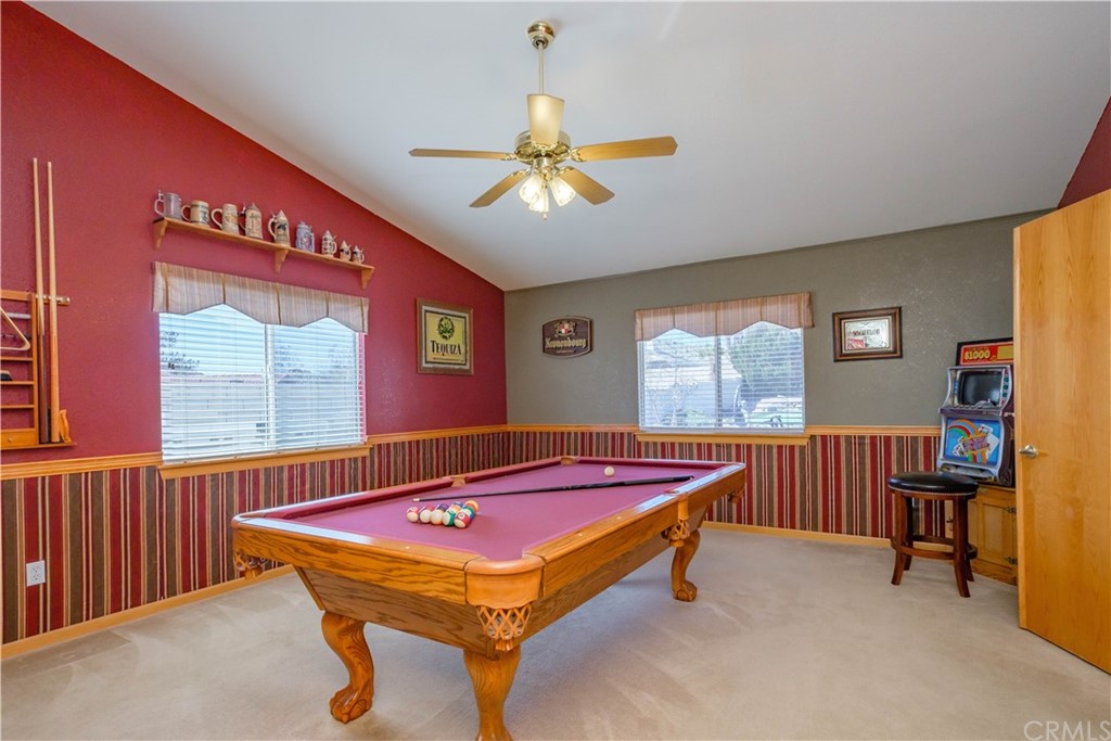 16196 Ridge View Drive Apple Valley, CA 92307 - Photo 22 of 68 a room with pool table and windows