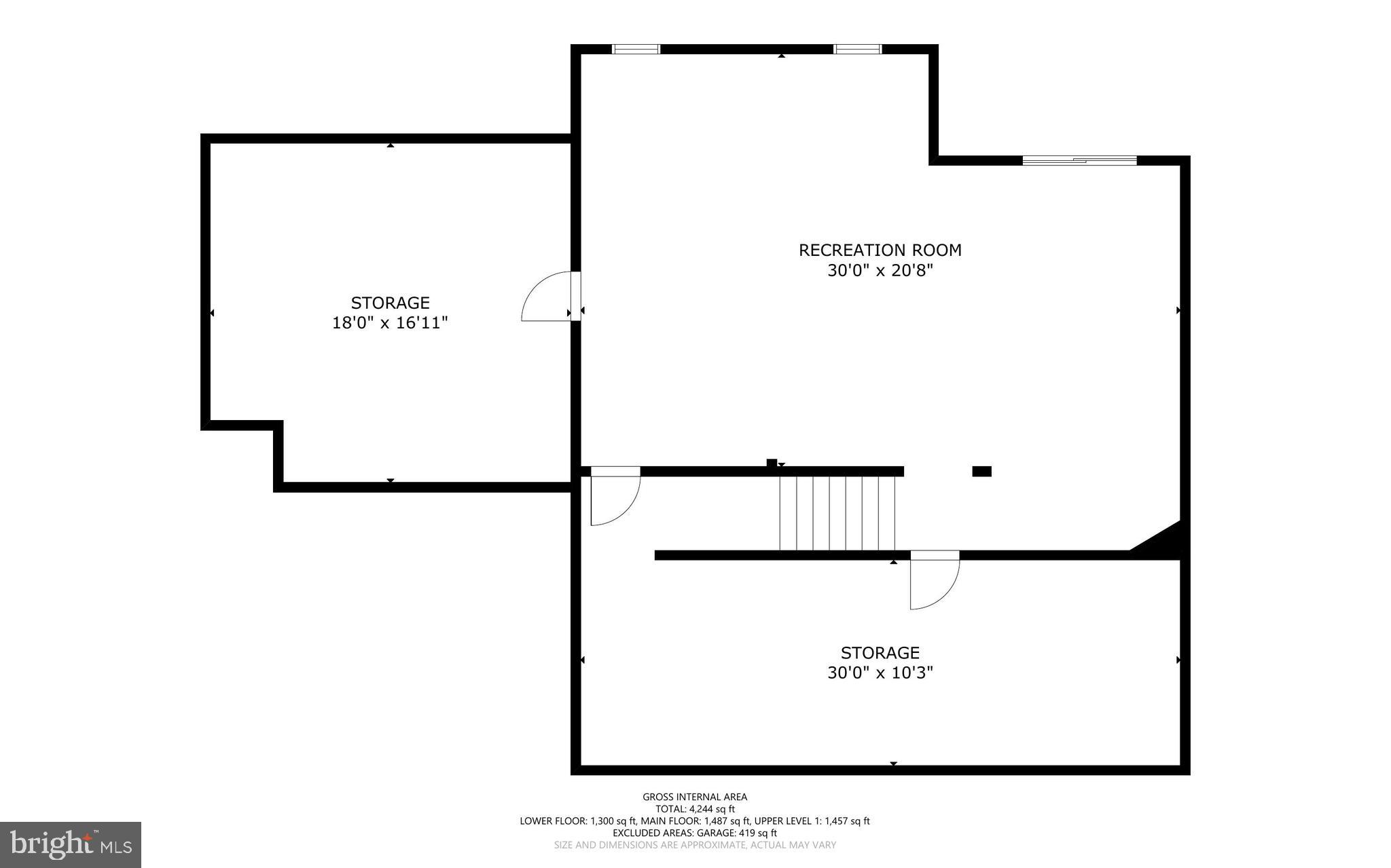 8422 Horseshoe Road Ellicott City, MD 21043 - Photo 54 of 56 Lower Floor Plan
