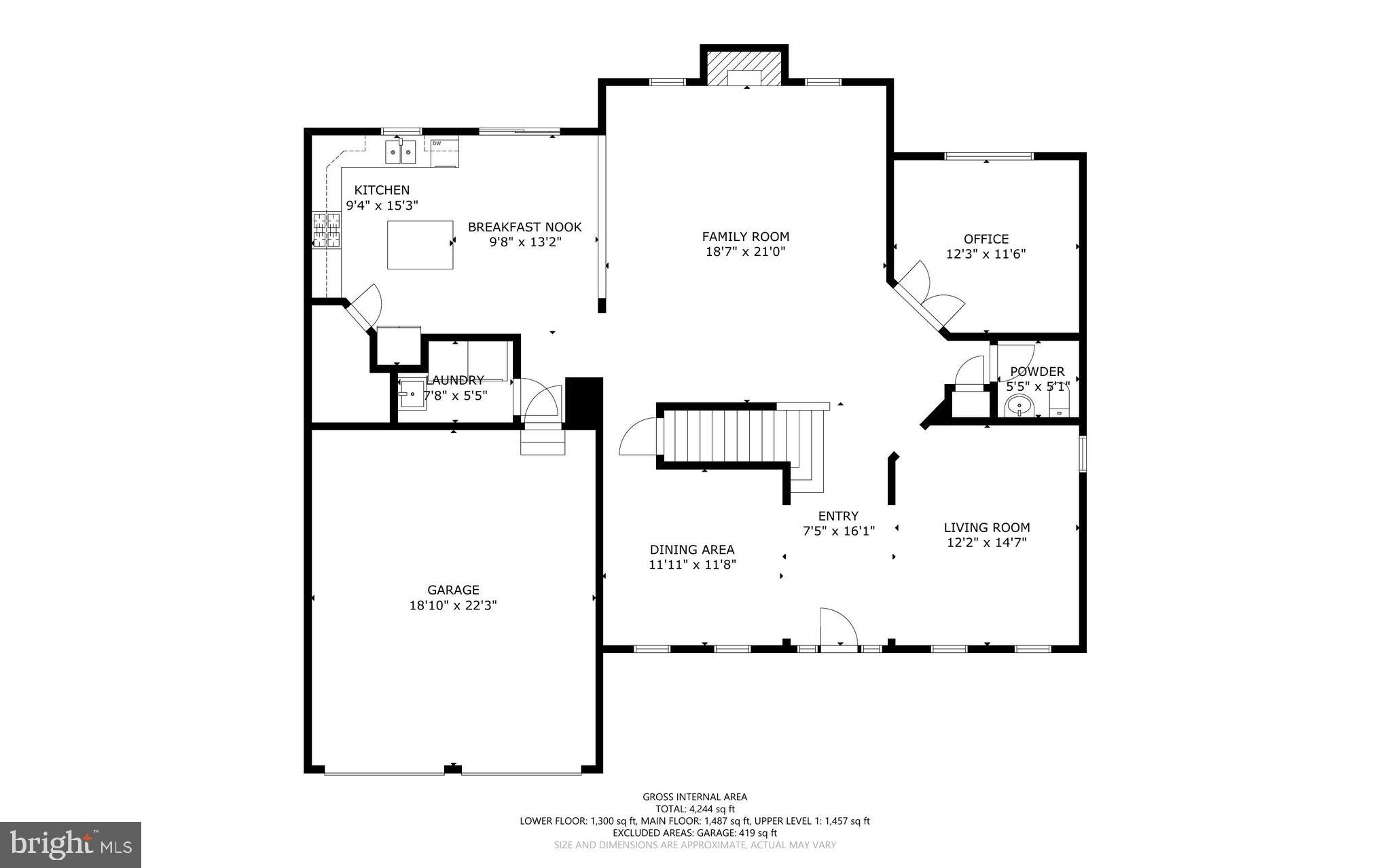 8422 Horseshoe Road Ellicott City, MD 21043 - Photo 55 of 56 Main Floor Plan