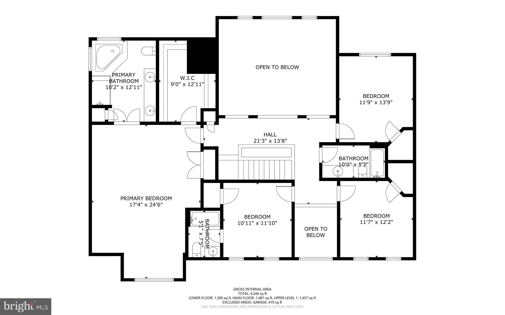 8422 Horseshoe Road Ellicott City, MD 21043 - Photo 56 of 56 Upper Level Floor Plan