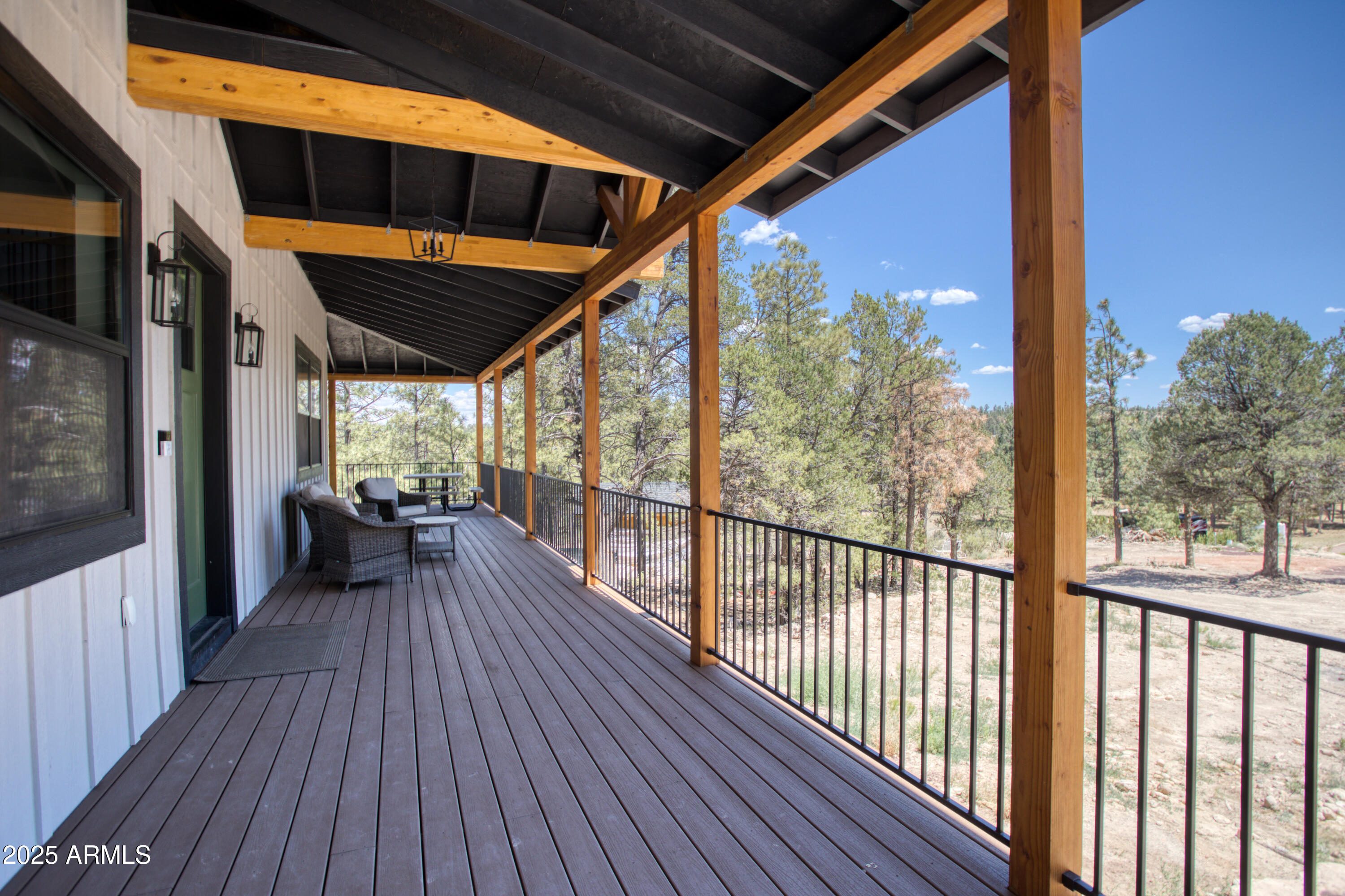 1850 Pinecone Heber, AZ 85928 - Photo 9 of 40 a view of a balcony with wooden floor