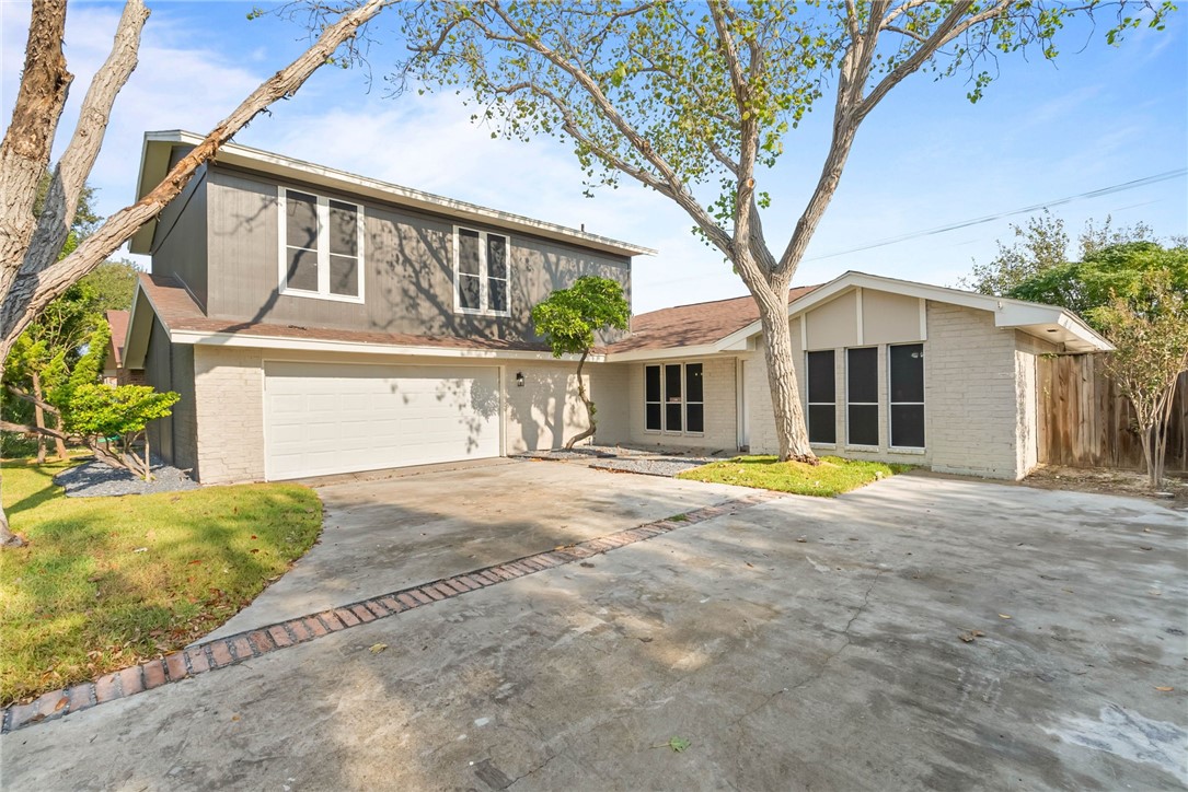 a view of a house with a outdoor space